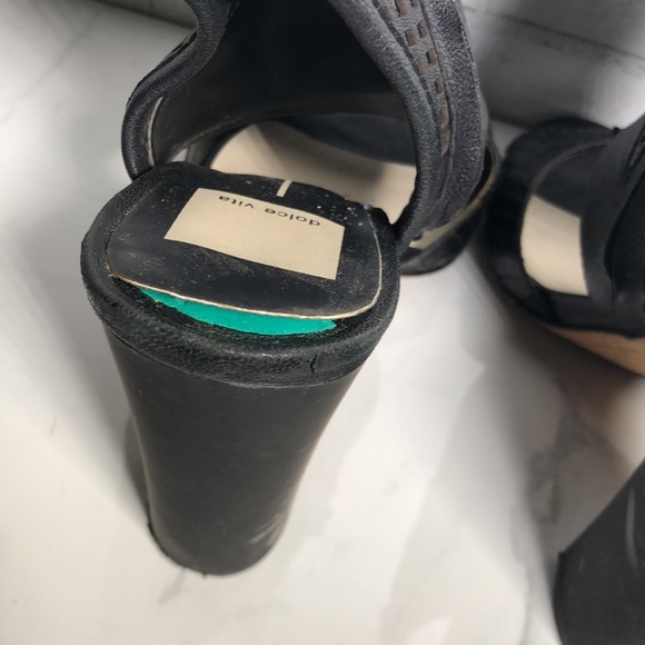 Dolce Vita “Nona” Perforated Leather Heels - Picture 7 of 10